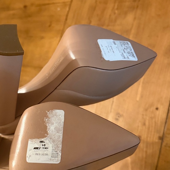 ANDREA WAZEN Double Jeu 165MM Platform Mary Jane Pumps Pink Size 40 - Picture 10 of 16